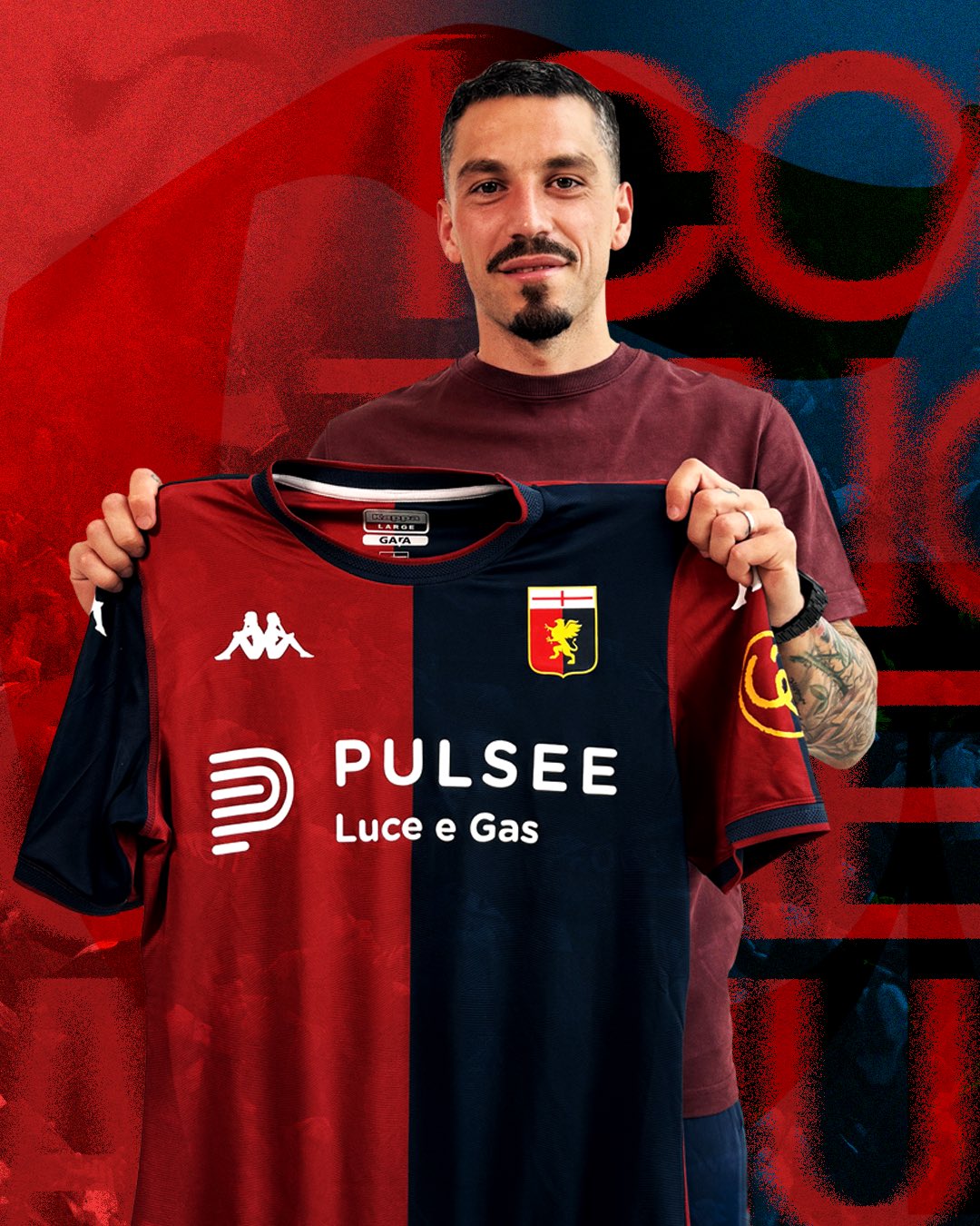 热那亚官宣签下前武汉三镇外援斯坦丘，7月1日起正式加盟